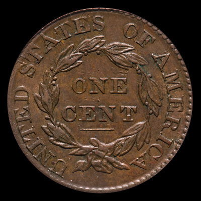 1826 Large Cent PCGS AU 53 rev.jpg
