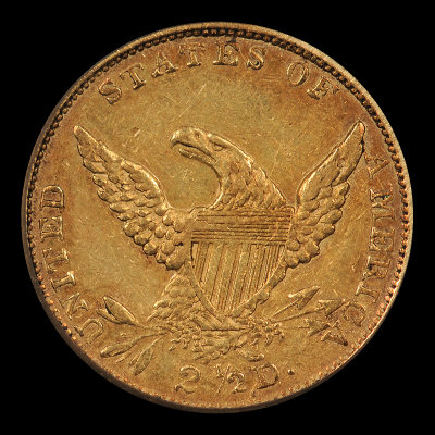 1835 Quarter EaglePCGS XF 45 (CAC)