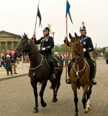 Police horses (Willow on the right)