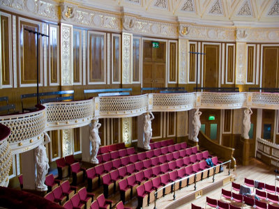 Part of the small concert room in St George's Hall