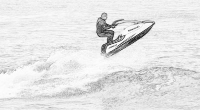 Sketch of Jet ski