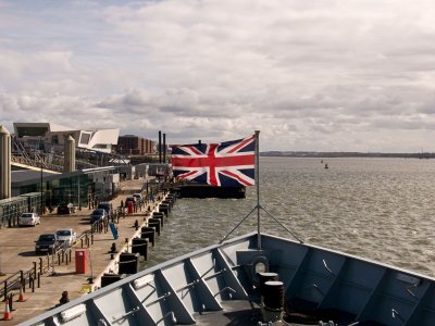 The Mersey River from HMS Mersey