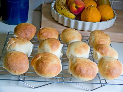 Bread rolls made by Carole