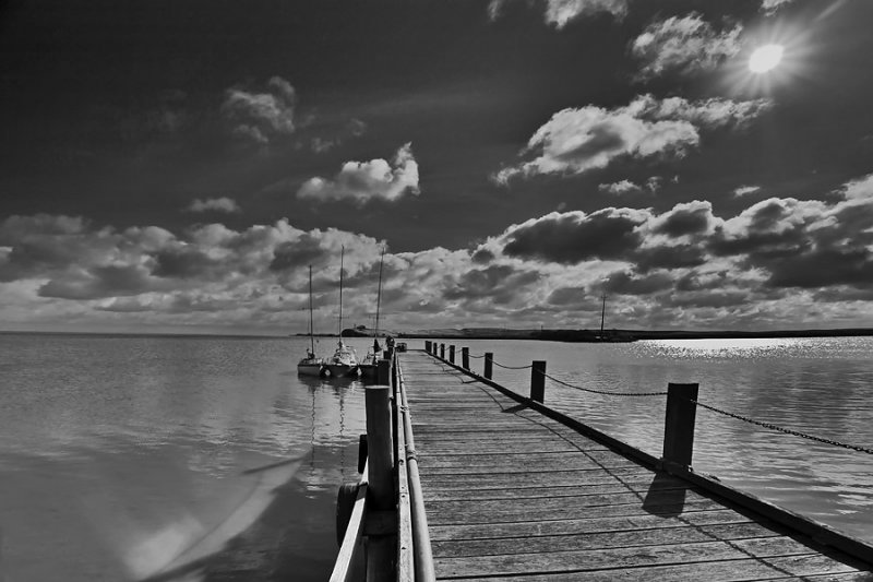 Point Malcom Jetty_black and white.