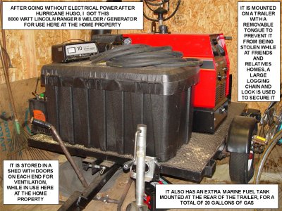 I STILL HAVE MY OLD STANDBY GENERATOR FOR USE, BUT THE PERKINS SUPPLIES BOTH THE 'BIRD AND THE SHOP WITH POWER IN EMERGENCIES