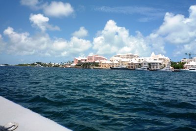 Start of the boat ride to the snorkel spot