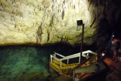A cave with a grotto for swimming. I was the ONLY one!