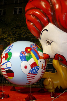  Balloon blow-up at Macy's Parade