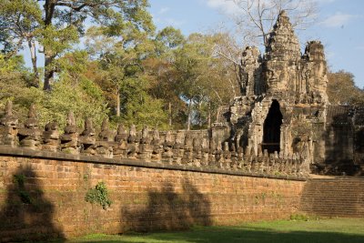 The approach to the Royal City of Angkor Thom