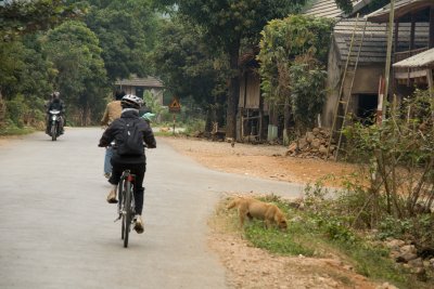 Our biking/walking trip to the village of Mai Chau