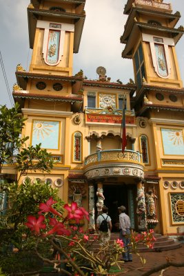 Cao Dai temple in the Mekong Delta