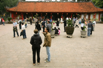 The Great House of Ceremonies at the Temple of Literature, parts of which date back to 1070