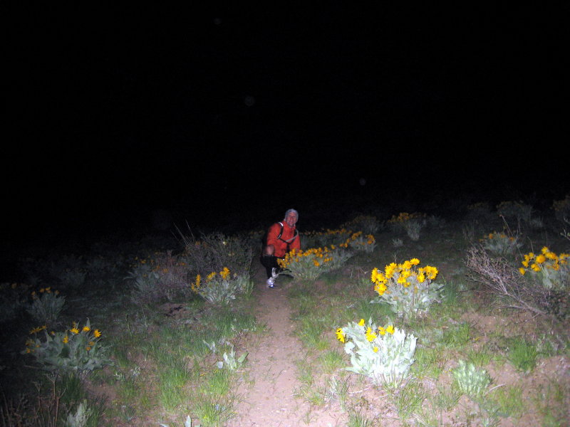 The climb out of the valley around 4:30 am