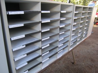 the runners' mailboxes