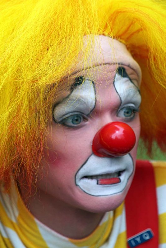 Clown, children, for the use of
