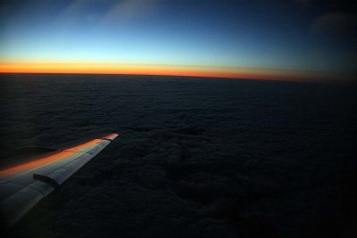 Dawn from the aircraft