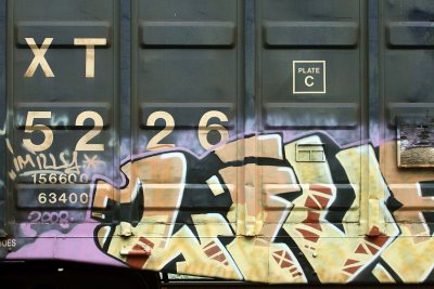 Rail graffiti