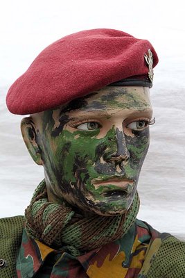 National day in Belgium - a model soldier