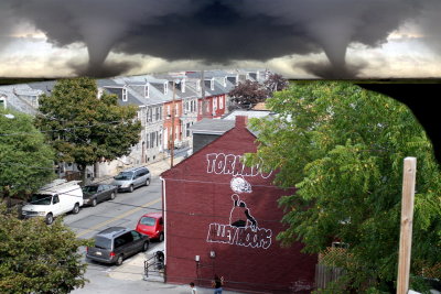 Tornado Alley Lancaster, Pa. Mural by  TWO DUDES