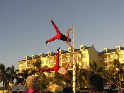 Street Performers at Mallory Square Sunset Celebration