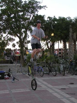 Street Performer at Mallory Square Sunset Celebration