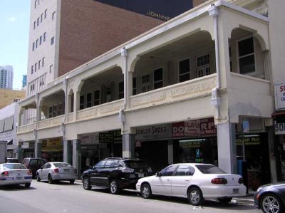 Typical Building Along Flagler Street