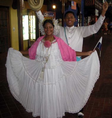 Panamanian Dancers at the Cristobal Pier