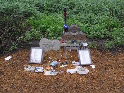 Buddy Holly, Ritchie Valens and Big Bopper plane crash site