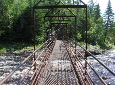 Bridge over the Baptism River