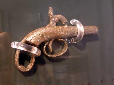 Objects found in the latrine