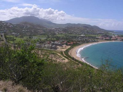 View of St. Kitts from Timothy Hill