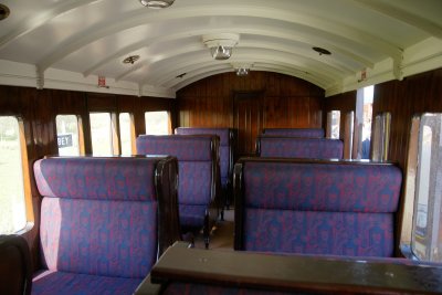 Inside the carriage