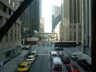 Street scene with another Skyway