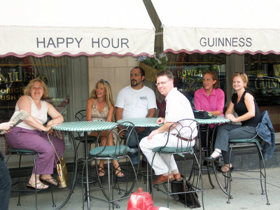 Our group at the pub.