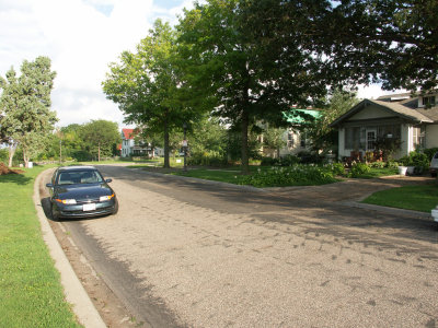 Suburban street - where the previous shot was taken