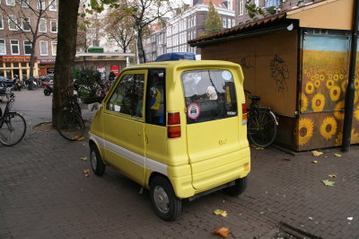 Canta micro car, Albertcuyp Straat, Amsterdam