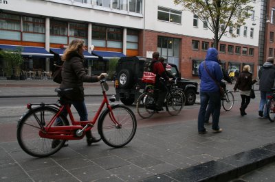 Amsterdam 2008- Walking bicycles