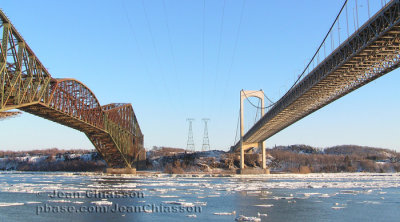 Ponts de Qubec & Pont Pierre-Laporte   - Quebec & Laporte  Bridges