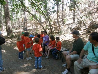 The pastor attracts a Little Earth flock.JPG