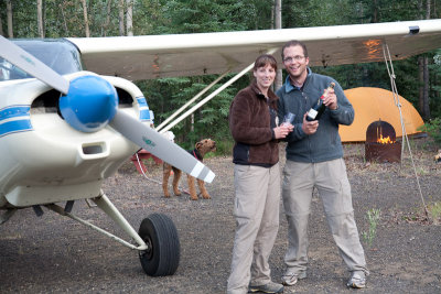 Champagne in Fairbanks!