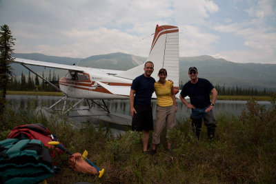Group picture with Kevin our pilot