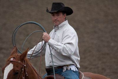 Tie down roping