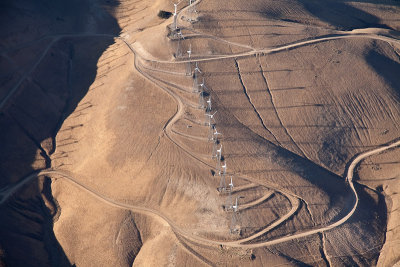 Wind generators east of Mojave, CA