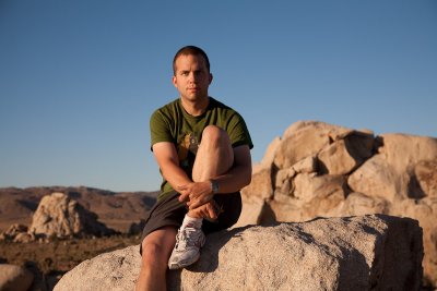Climbing the rocks