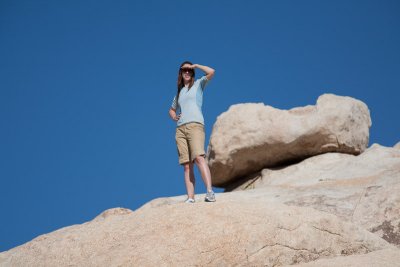 Truly blue skies in the desert