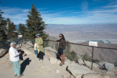 On top of Mt. San Jacinto at 8500 feet