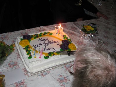 Gran's 100th Birthday Celebration at Allostock Village Hall