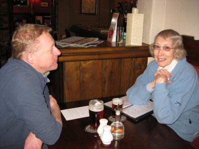 Warm pub, deserved pint