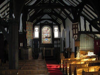 Interior of the church