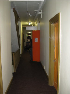 The corridor at CCB